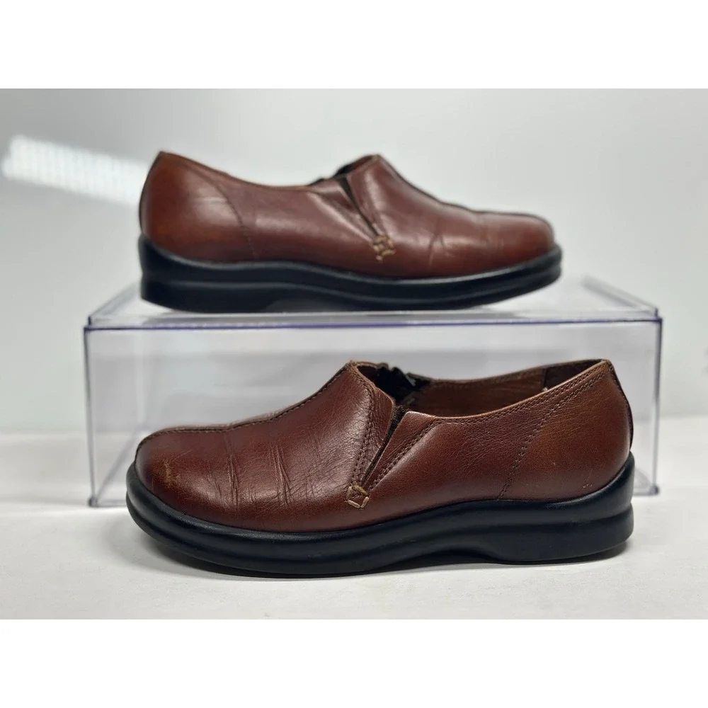 Footprints Birkenstocks Women's Comfort Shoes Size EU 36 US 5/5.5 Brown Slip Ons - Picture 1 of 11